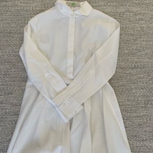 White long sleeve dress